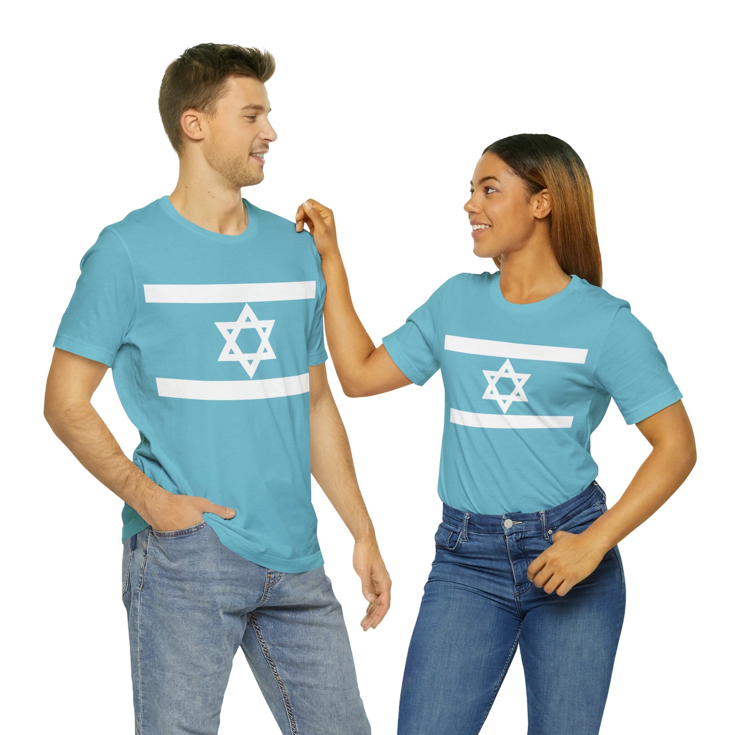 Israel Star (Magen David) Unisex Jersey Short Sleeve Tee