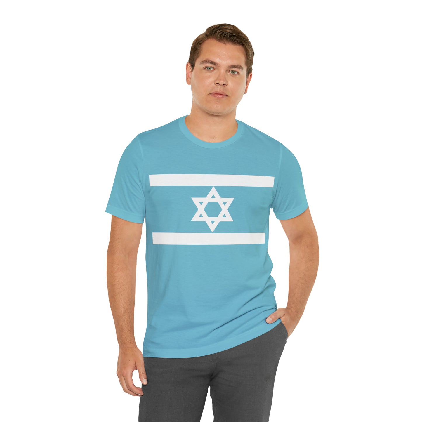 Israel Star (Magen David) Unisex Jersey Short Sleeve Tee