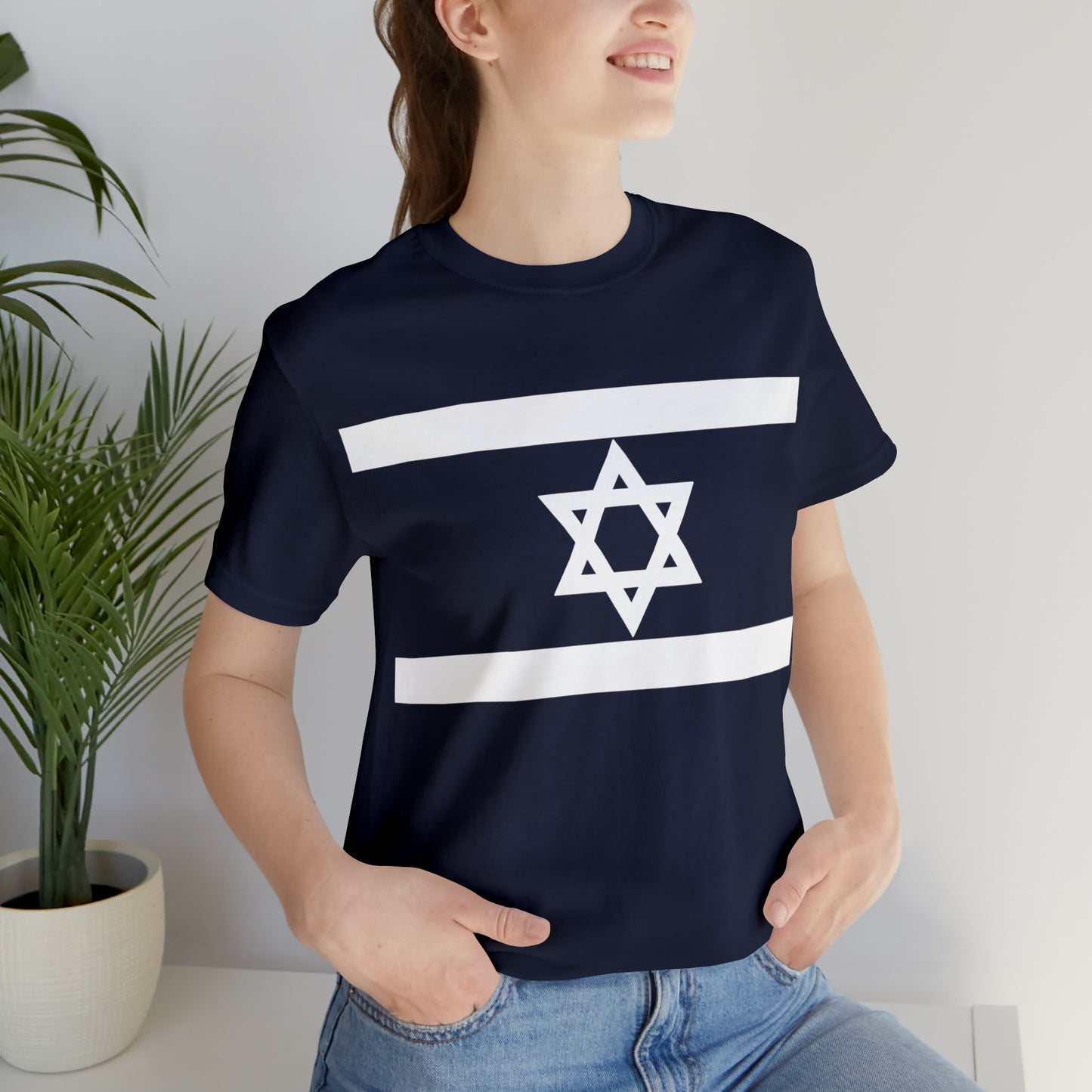 Israel Star (Magen David) Unisex Jersey Short Sleeve Tee