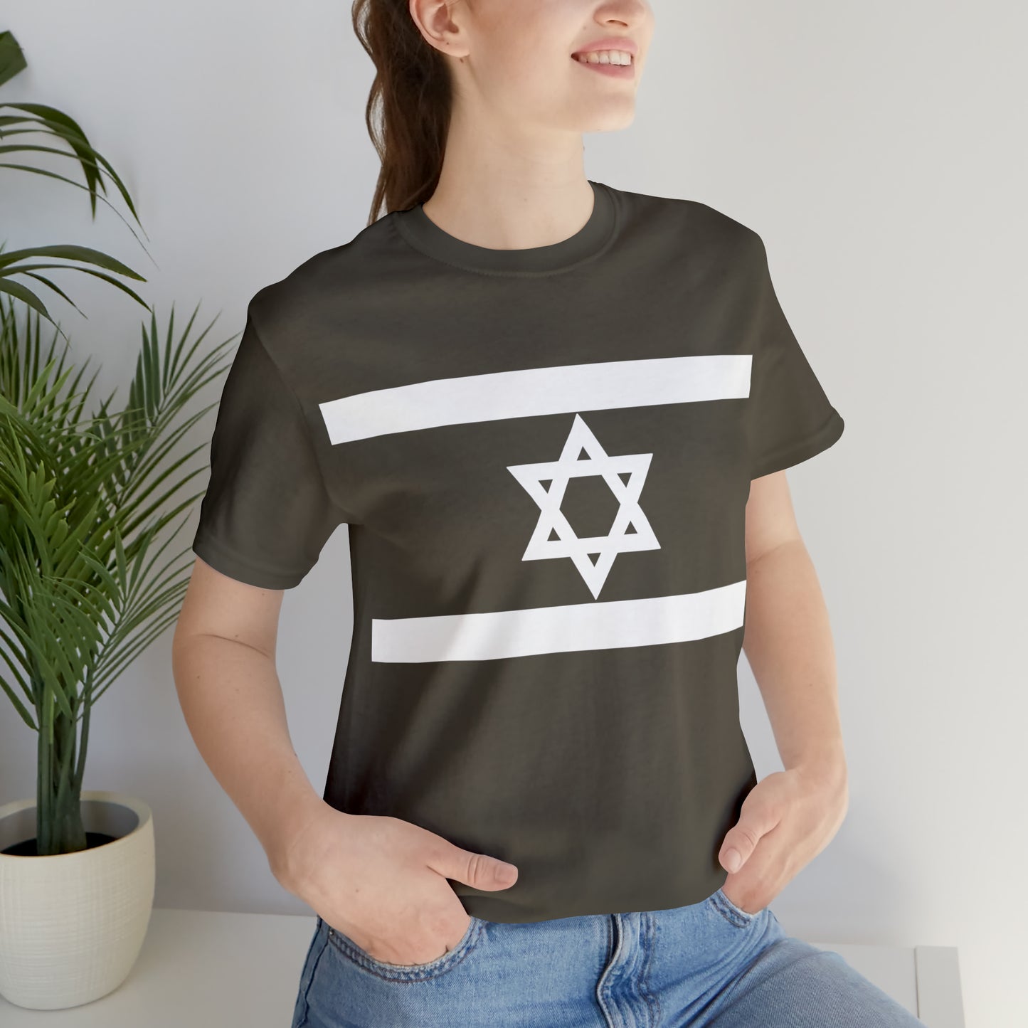 Israel Star (Magen David) Unisex Jersey Short Sleeve Tee