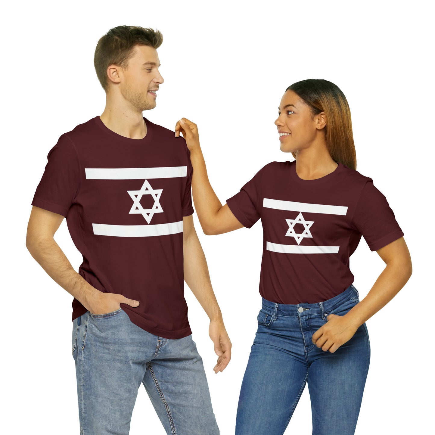 Israel Star (Magen David) Unisex Jersey Short Sleeve Tee