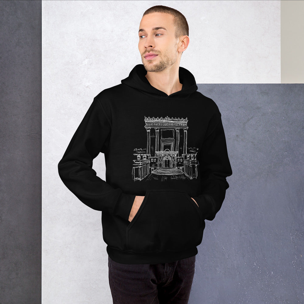 Temple Jerusalem (Beit Hamikdash) Unisex Hoodie