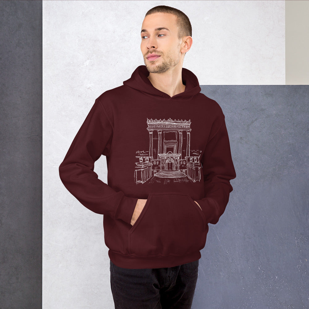 Temple Jerusalem (Beit Hamikdash) Unisex Hoodie