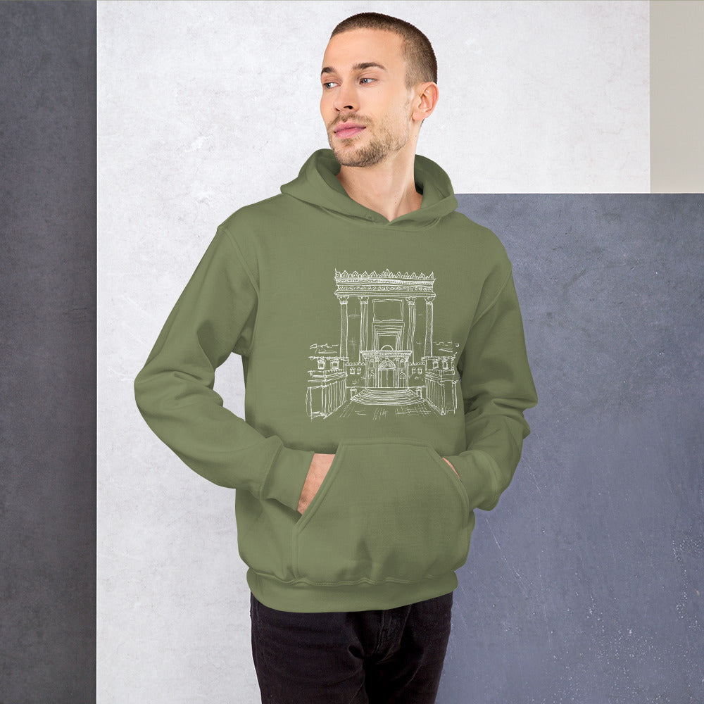 Temple Jerusalem (Beit Hamikdash) Unisex Hoodie